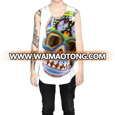 Custom mens stringer tank top bodybuilding sublimation gym tank top