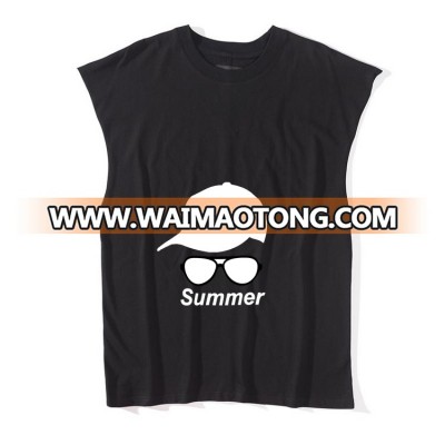 100% cotton tshirt factory price bulk wholesale sleeveless t shirt