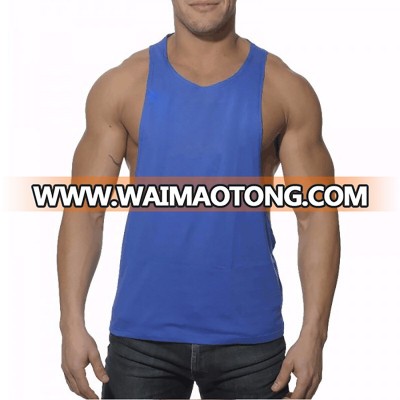 Fitness tank top mens gym singlet high quality stringer tank top bodybuilding