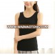 2018 new trend women's t back plain custom cotton tank top fitness