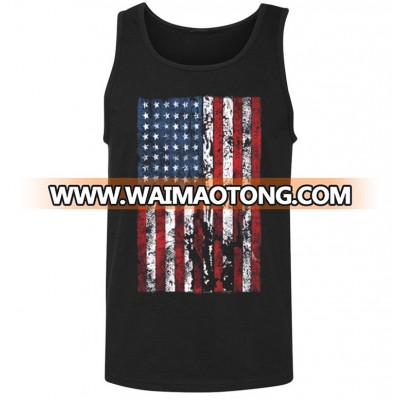 High quality plain t-shirt sport gym men sleeveless shirts